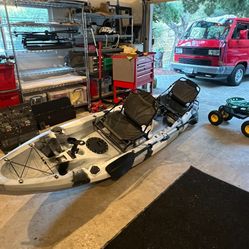 NEW Top Tandem Fishing Angler Kayak | 2 or 3 Person, 12.5' sit on top, 550lbs Limit 