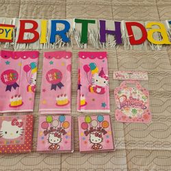 Hello Kitty Tablecovers, Napkins And Others 