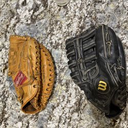 Baseball gloves (vintage) 