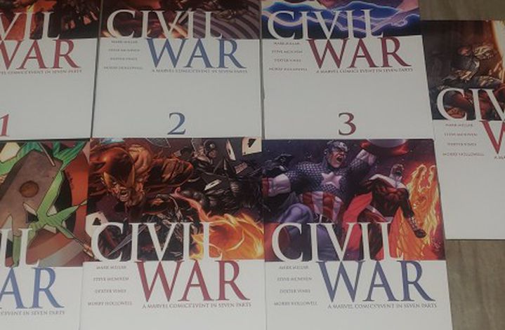 Marvel Comics Civil War 1-7