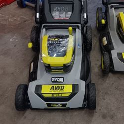 RYOBI
40V HP Brushless 21"  Series Cordless Walk-Behind Multi-Blade SELF-PROPELLE Lawn Mower NO BATTERY  NO CHARGER 
