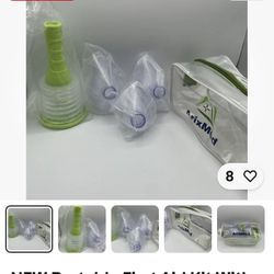 First Aid Kit - Mouth Suction Device , New 