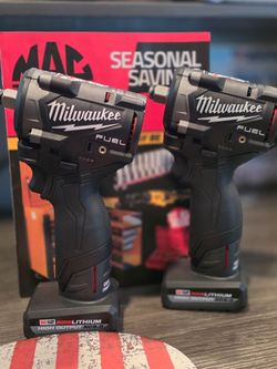 M12 Milwaukee 1/2 Stubby 550lbs of torque with 5ah extra cap battery