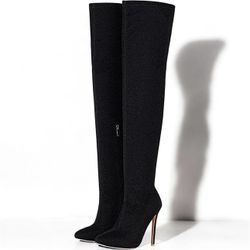 Over The Knee Heeled Boots 