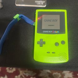 Gameboy Color Kiwi 