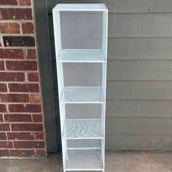 Metal Standing Shelf Bookcase 