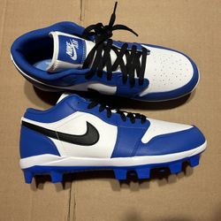 Nike Air Jordan 1 Low Royal Blue Baseball Cleats Sz 12.5