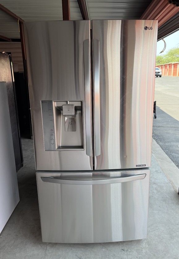 LG Stainless Steel Refrigerator And Freezer
