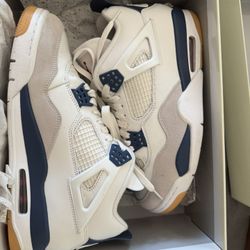 Jordan 4 SB Navy Blue / White Size 10