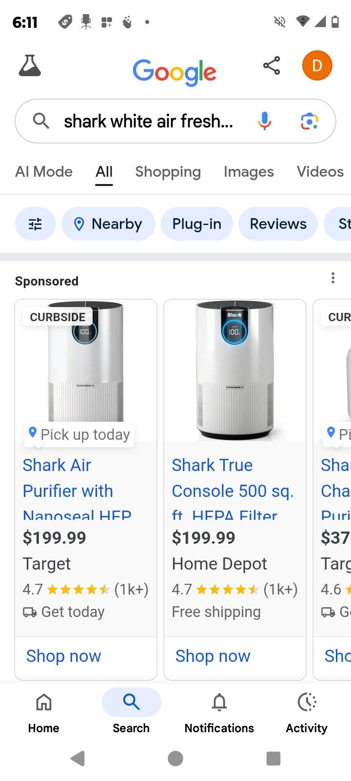 Air Purifier Shark Brand