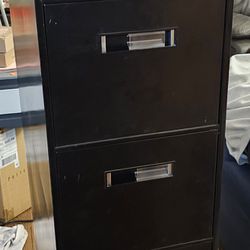 Black Filing Cabinet $15 OBO NEED GONE TODAY