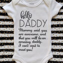 Pregnancy Announcement To New Dad