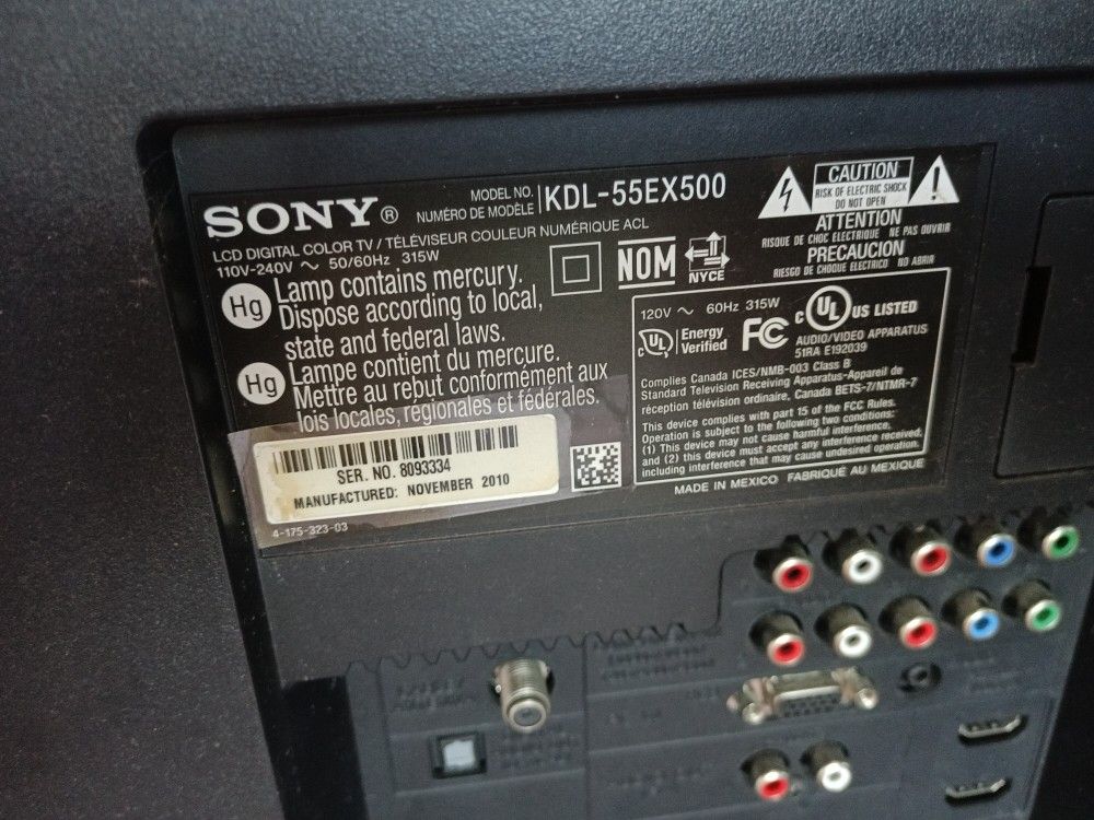 Sony For Parts Wont Turnon
