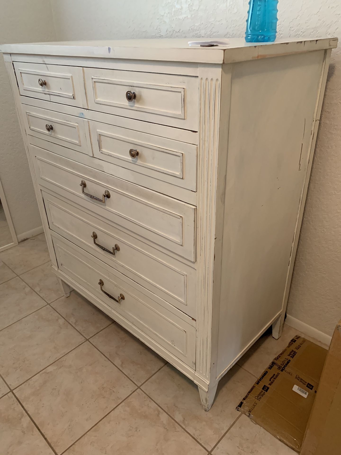 Solid white wood dresser for Sale in Sarasota, FL OfferUp