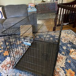 XL Doggie Crate  With 2 Doors & Middle Divider 