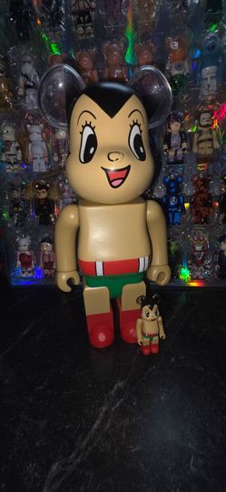 100% & 400% Bearbrick set - Astro Boy (First Color ver.)