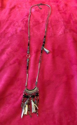 Necklace with tassel