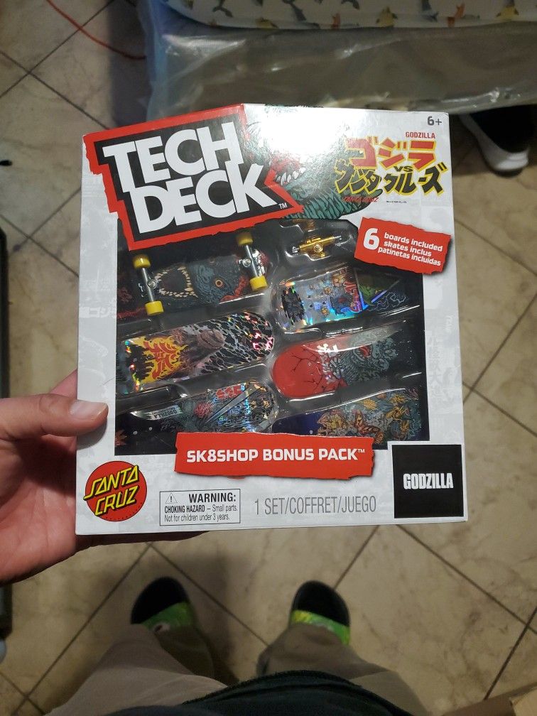 GODZILLA Tech Deck 7 Boards Pack