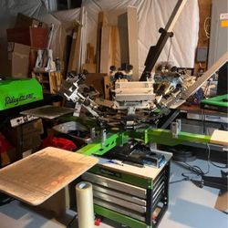 Riley Hopkins 250 Screen Printing Equipment 