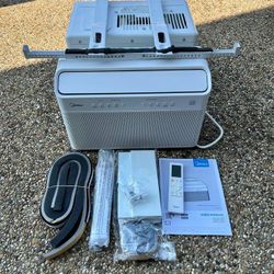 Midea U 8,000 BTU Smart Window Unit Air Conditioner CLEANED AND COMPLETE - Lot #1