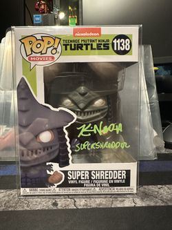 Funk Pop TMNT Super Shredder Signed With COA