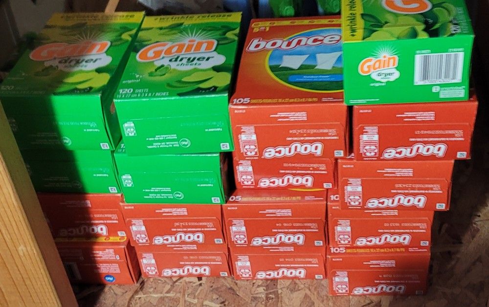 Boumnce & Gain Dryer Sheet 80 Sheets each ( 2 for $8)