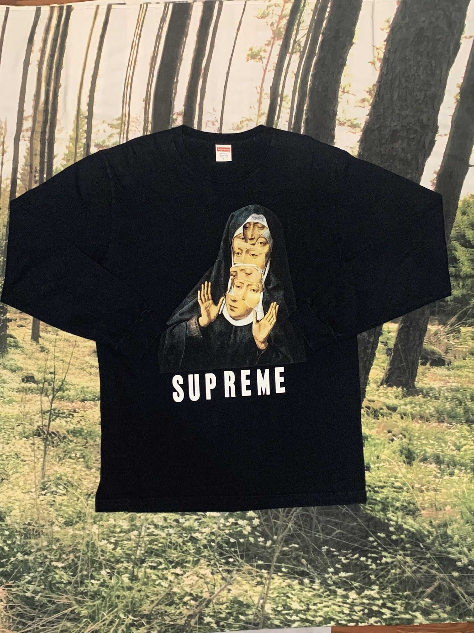 Supreme Nun Long Sleeve-Black