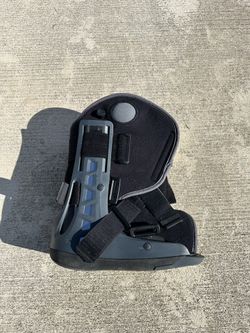 Knee Brace And Foot Boot