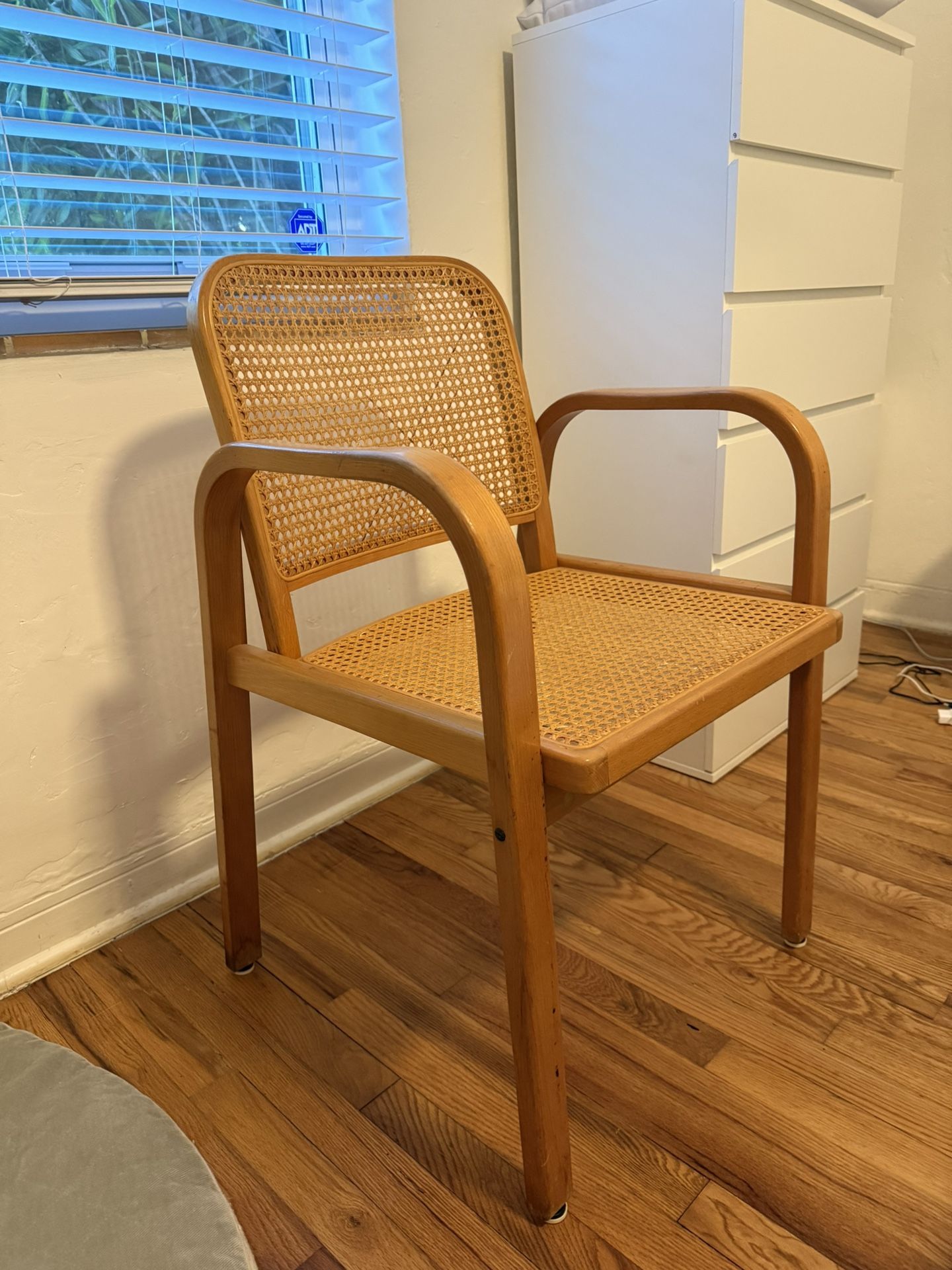 Vintage Wicker Mid Century Chair