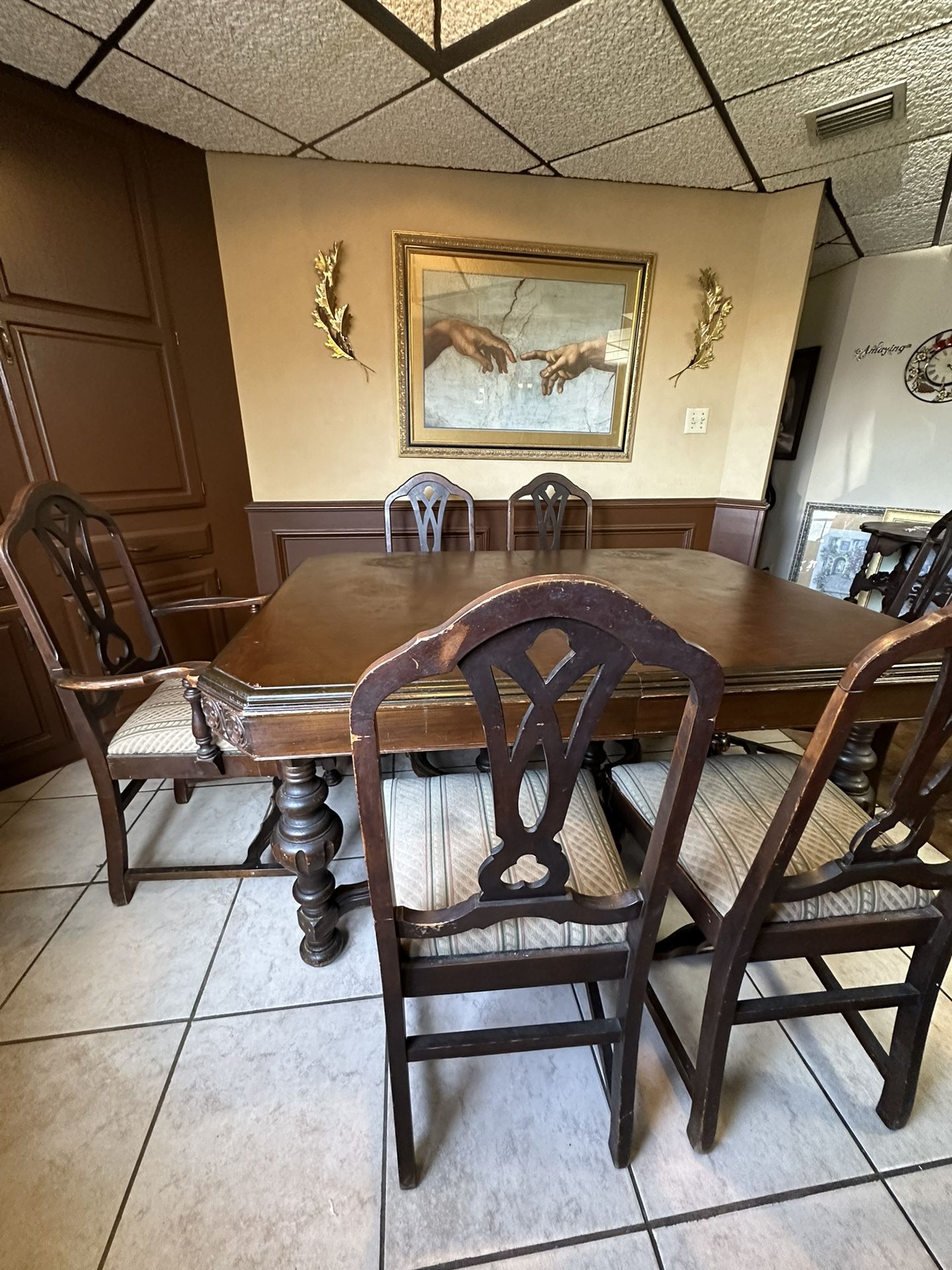 Antique Wood Table 