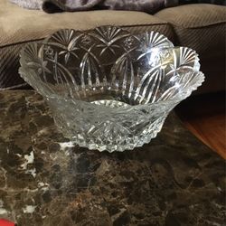 ANTIQUE- Glass Bowl