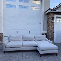 Two Piece Grey Sectional 