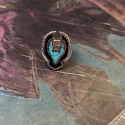 Eagle .925 Silver Ring Size 8