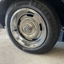 Classic  15” Chevy Rally Wheels & Tires