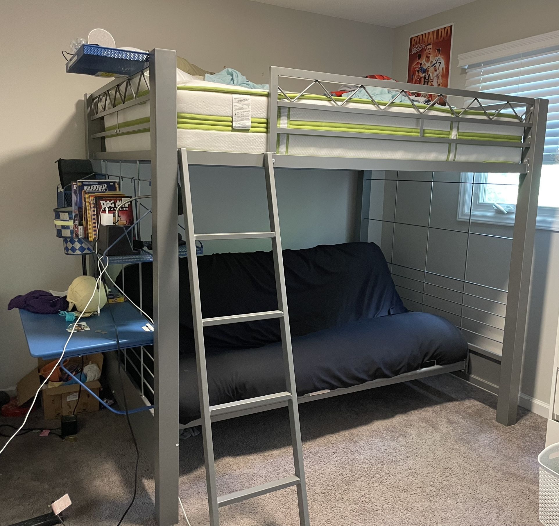 Loft Bed With Futon