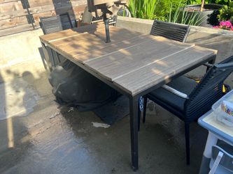 West Elm outdoor table 36” x 72” - $100 OBO