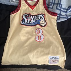 Allen Iverson Cream Jersey