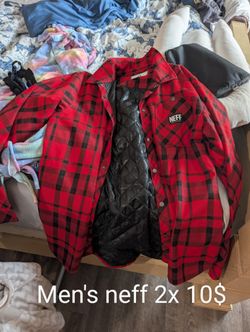Men's 2X - neff Plaid Jacket