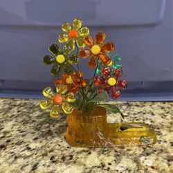 Acrylic Flowers 60s 70s 