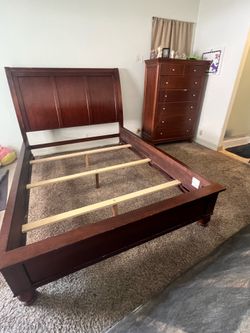 Real Wood Queen Size Bed Frame