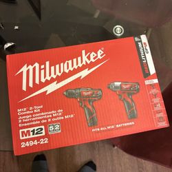 Milwaukee Drill Combo
