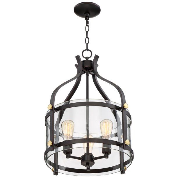 Regency Hill Bronze Pendant Chandelier - Light fixture
