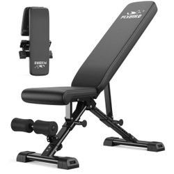 Adjustable Weight Bench, ASTM-Certified 800LBS Workout Bench