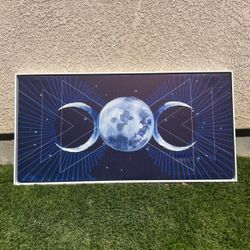 Moon Art On Canvas