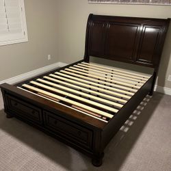 Porter Queen Storage Sleigh Bed-Like new