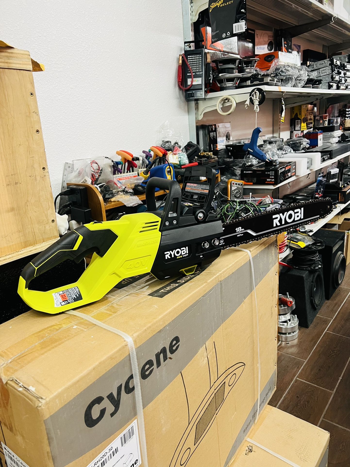RYOBI 40V HP Brushless 18 in. Battery Chainsaw (Tool-Only