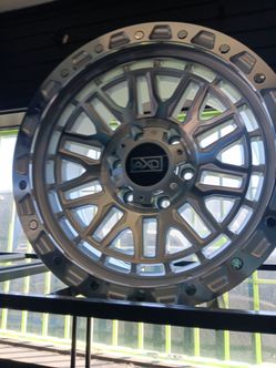 17x9 axd rims 6 lug 6x139 6x5.5 on new tires 265 70 17