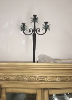 Antique candle bra
