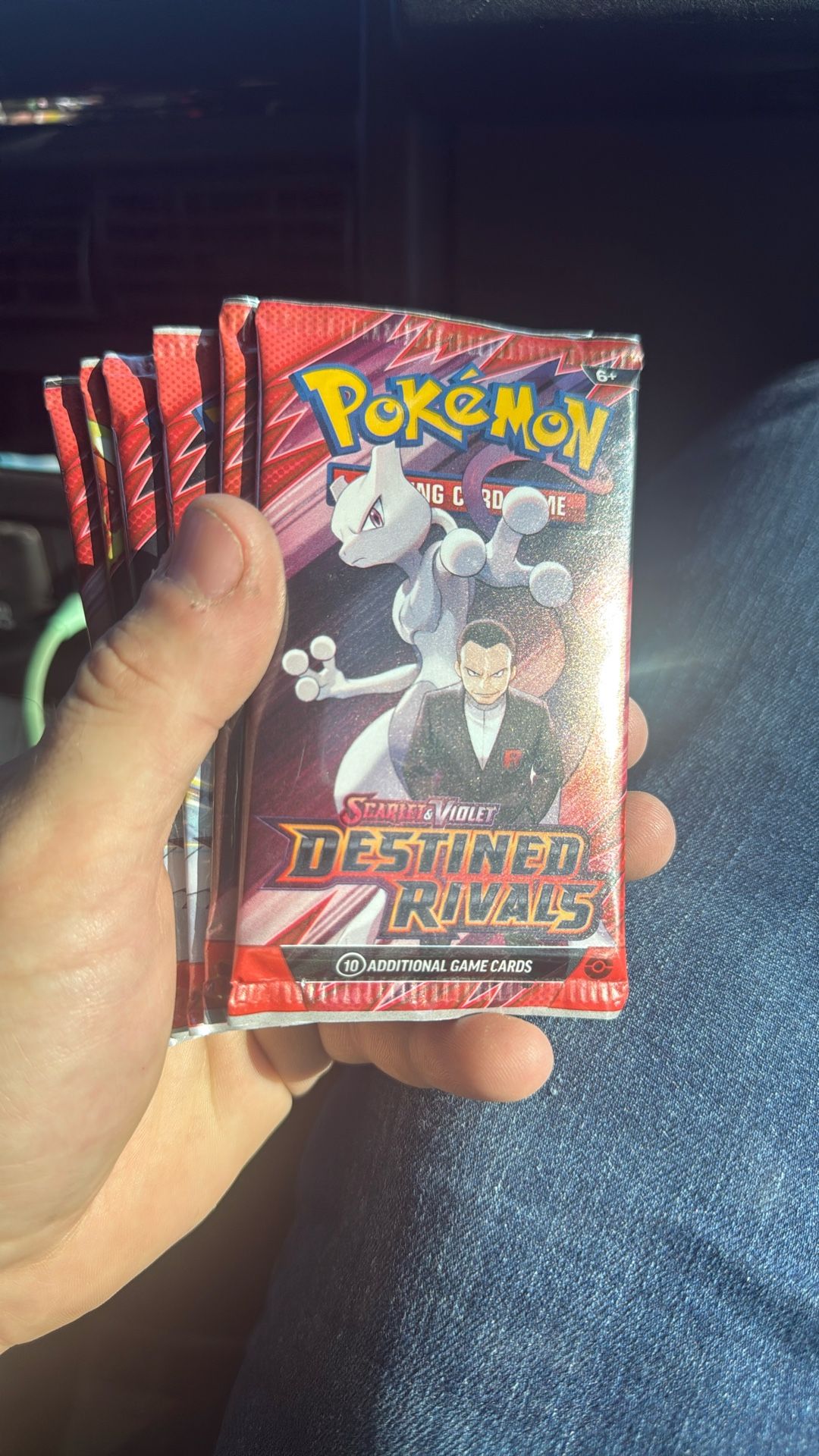 6 Packs Destined Rivals Pokemon 