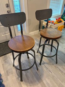 Set of 2 bar stools